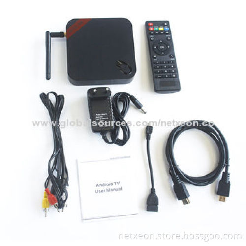 External Antenna Quad-core HD TV Box, Amlogic S802, 4/2K/XBMC, 2GB/8GB NAND Flash